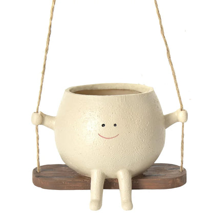 Swing Face Planter Pot Hanging