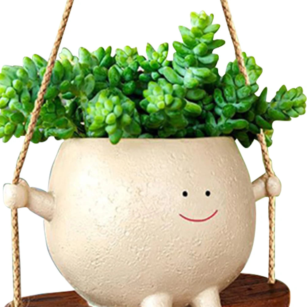 Swing Face Planter Pot Hanging