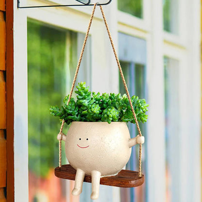 Swing Face Planter Pot Hanging